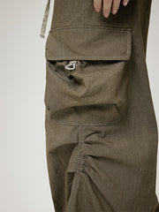 MUKTANK  スポーティーミックス組み合わせワークウェアマーメイドスカート３色