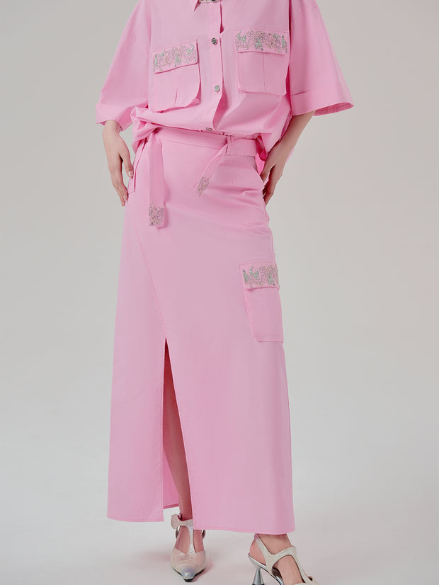 MUKZIN 作業服の新しい中国風シャツ -輝かしい夢