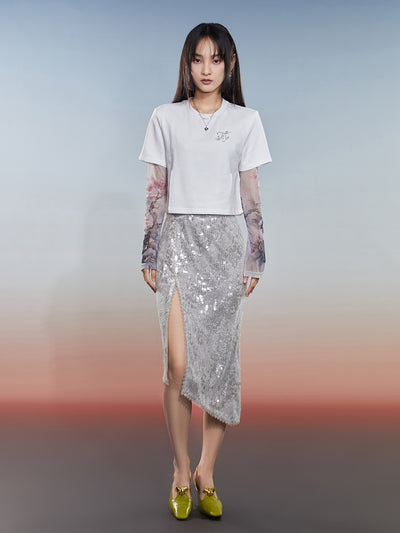 MUKZIN ストレートフィットのSサイズTシャツ - 輝かしい夢