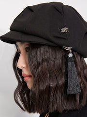 MUKTANK x CUUDICLAB ブラック人気合わせやすいシンプル帽子