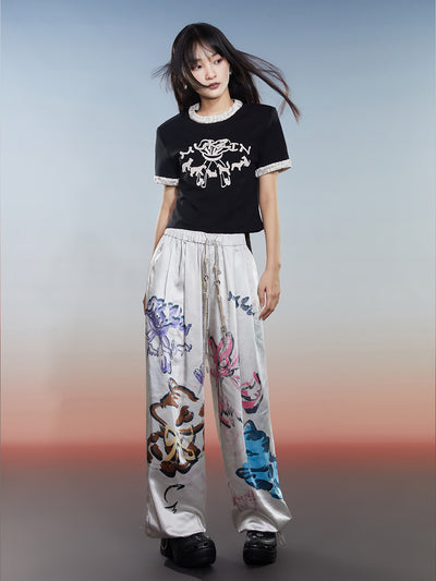 MUKZIN ショートスリムフィットTシャツ- 輝かしい夢