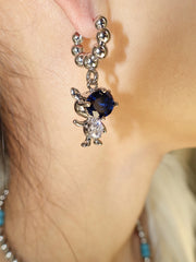 MUKTANK×GEL E LUA Galaxy マーブルシリーズ イヤリング