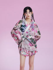 MUKZIN 新品プリント女性ファッション日焼け止めコート-新武旦