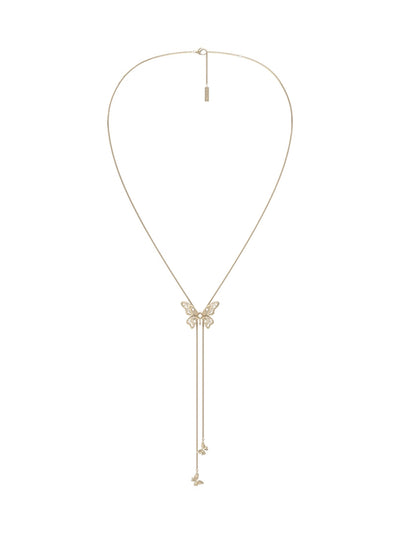 MUKTANK×SUN HUNTER “羽化（うか）”レース蝶プルアウトネックレス