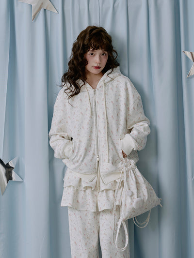 MUKTANK×LOUMUTAKU オールオーバープリント天使ウサギセット（ジャケット付き）