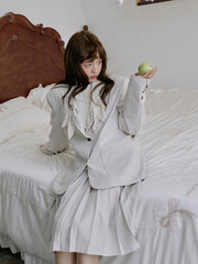 MUKTANK×LOUMUTAKU 水玉ボウカラーセット（ミディスカート付き）