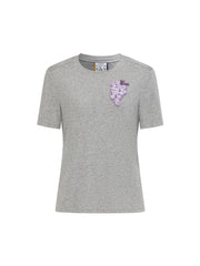 MUKZIN「 カプセルシリーズ 」立体フルーツ柄 コットンカジュアル使いやすい半袖 T シャツ