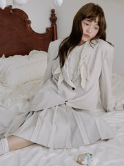 MUKTANK×LOUMUTAKU 水玉ボウカラーセット（ミディスカート付き）