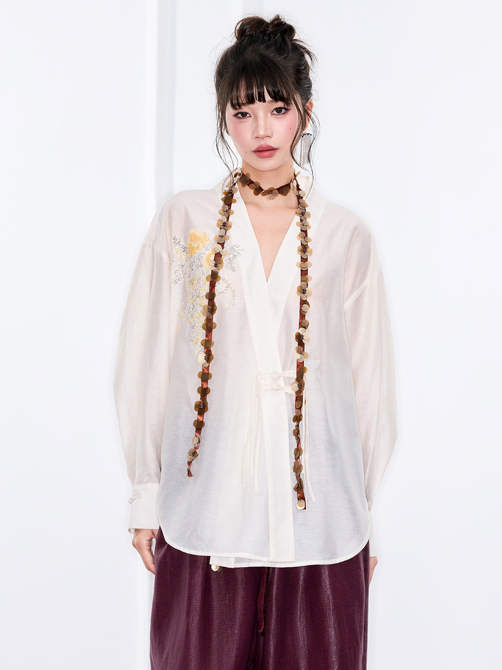 MUKZIN「新しい夏の賦」新中式刺繍の白いシャツ – mukzin-jp