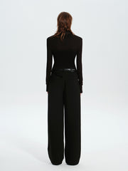 MUKTANK×MODULER 「紙人間」ニット混紡スリムフィットブレザー