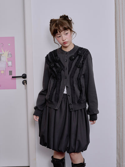 MUKTANK×LOUMUTAKU 立体フラワーベースボールジャケット