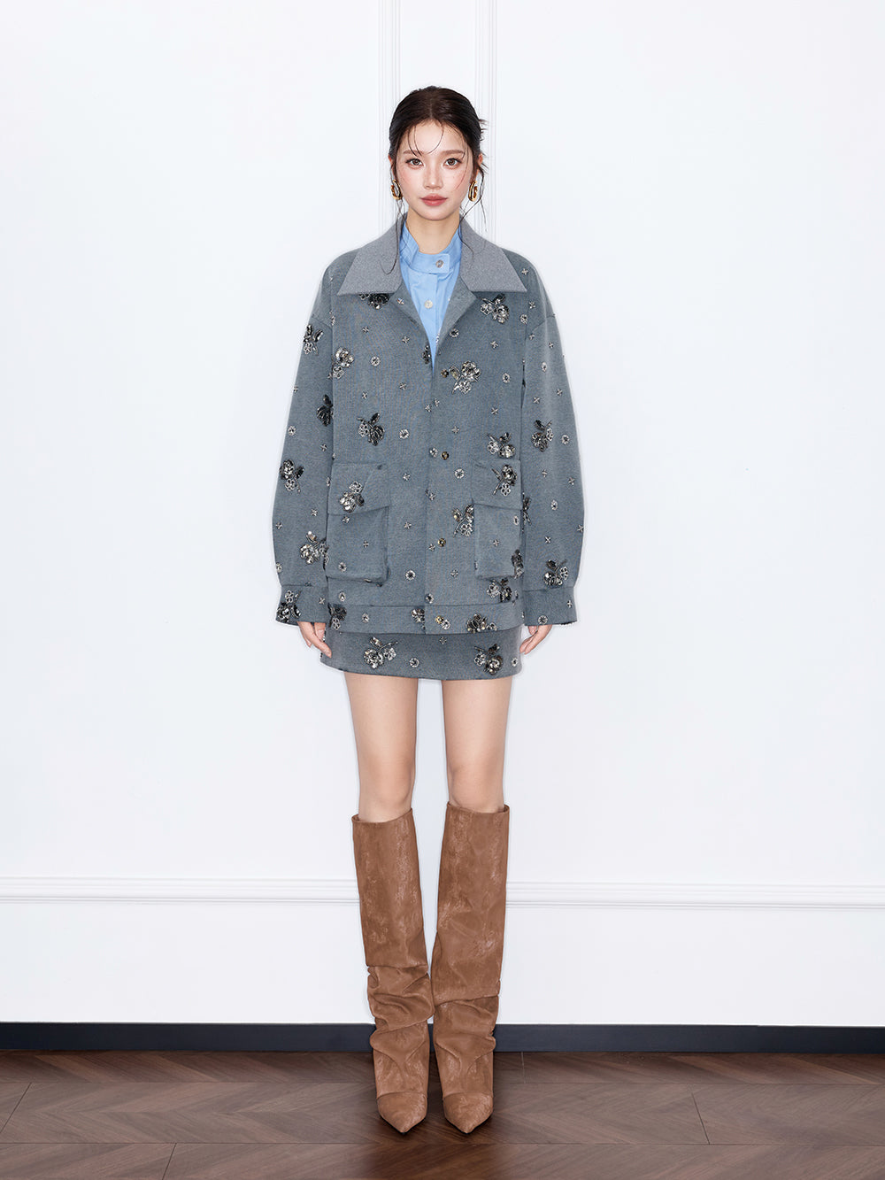 mukzin ショートジャケット MUKZIN 店舗ー女性のためのデザイナーファッション服のブランド