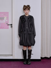 MUKTANK×LOUMUTAKU 立体フラワーベースボールジャケット