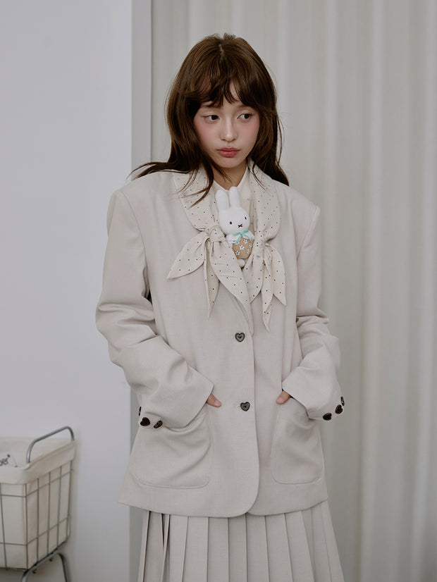 MUKTANK×LOUMUTAKU 水玉ボウカラーセット（ジャケット付き）