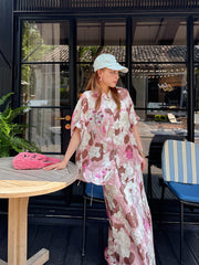 mukzin ワンピース　ピンク MUKZIN 店舗ー女性のためのデザイナーファッション服のブランド