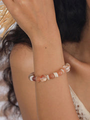 MUKTANK×SUN HUNTER“浮光（ふこう）”サンストーンクリスタルブレスレット