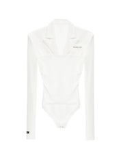 MUKTANK×MODULER 「紙人間」ニット混紡スリムフィットブレザー