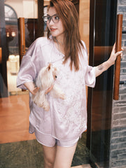 MUKZIN「 カプセルシリーズ 」伝統的な中国刺繍セットのトップス