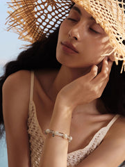 MUKTANK×SUN HUNTER“浮光（ふこう）”人魚の涙の水晶ブレスレット