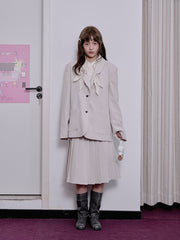 MUKTANK×LOUMUTAKU 水玉ボウカラーセット（ミディスカート付き）