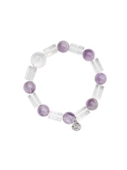 MUKTANK×SUN HUNTER“浮光（ふこう）”紫宸脈動クリスタルブレスレット