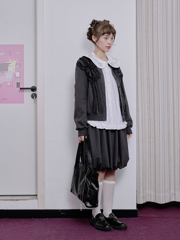 MUKTANK×LOUMUTAKU 立体フラワーベースボールジャケット