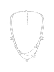 MUKTANK×SUN HUNTER “羽化（うか）”三層レース蝶ネックレス