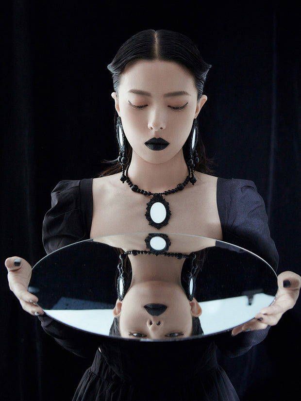 MUKTANK×DARKNESS 新品ブラック目立つ個性的ネックレス