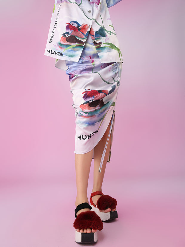 MUKZIN オリジナル高品質着やすいチャイナ風スカートー不羨仙
