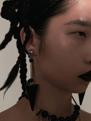 MUKTANK×DARKNESS 新品合わせやすいファッション痛くないイヤリング