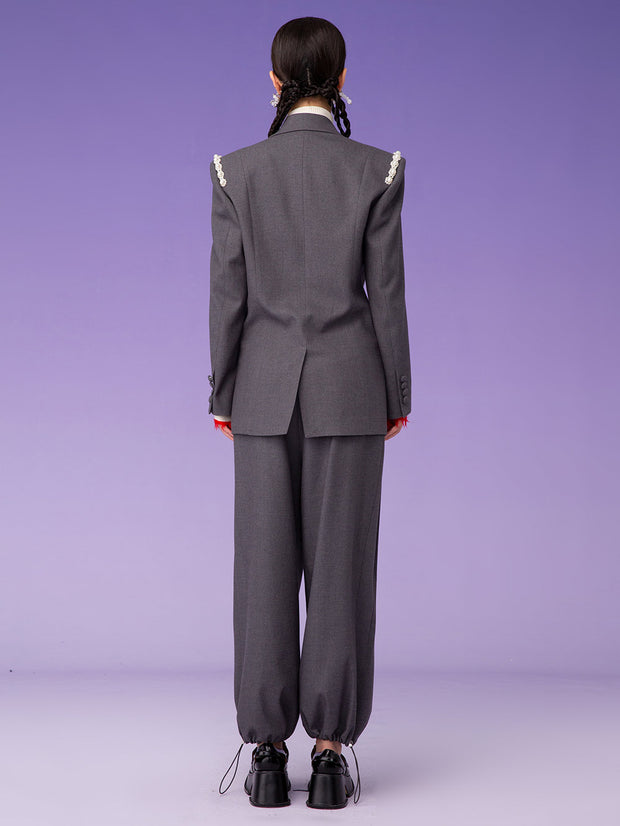 MUKZIN ファッショングレー高品質オリジナルスーツ-魔法使いの旅