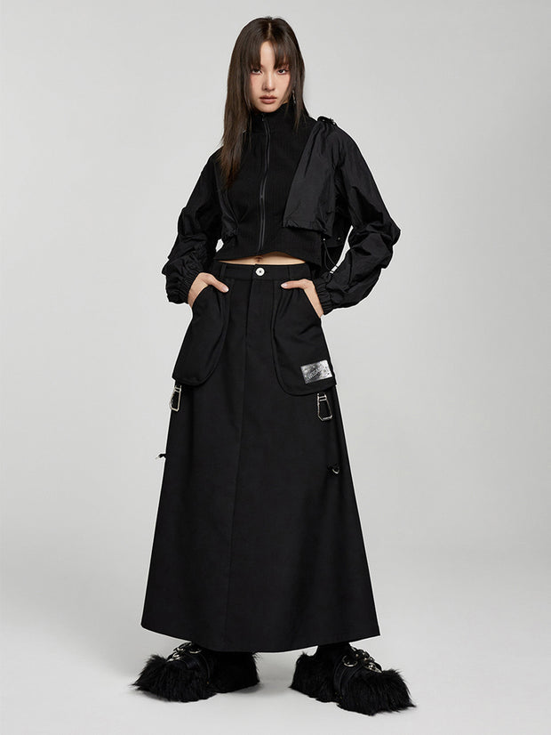 MUKTANK X WESAME ブラックファッション品質いいスカート