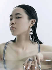 MUKTANK×DARKNESS女性イヤリングデザイン感気質アップアクセサリー