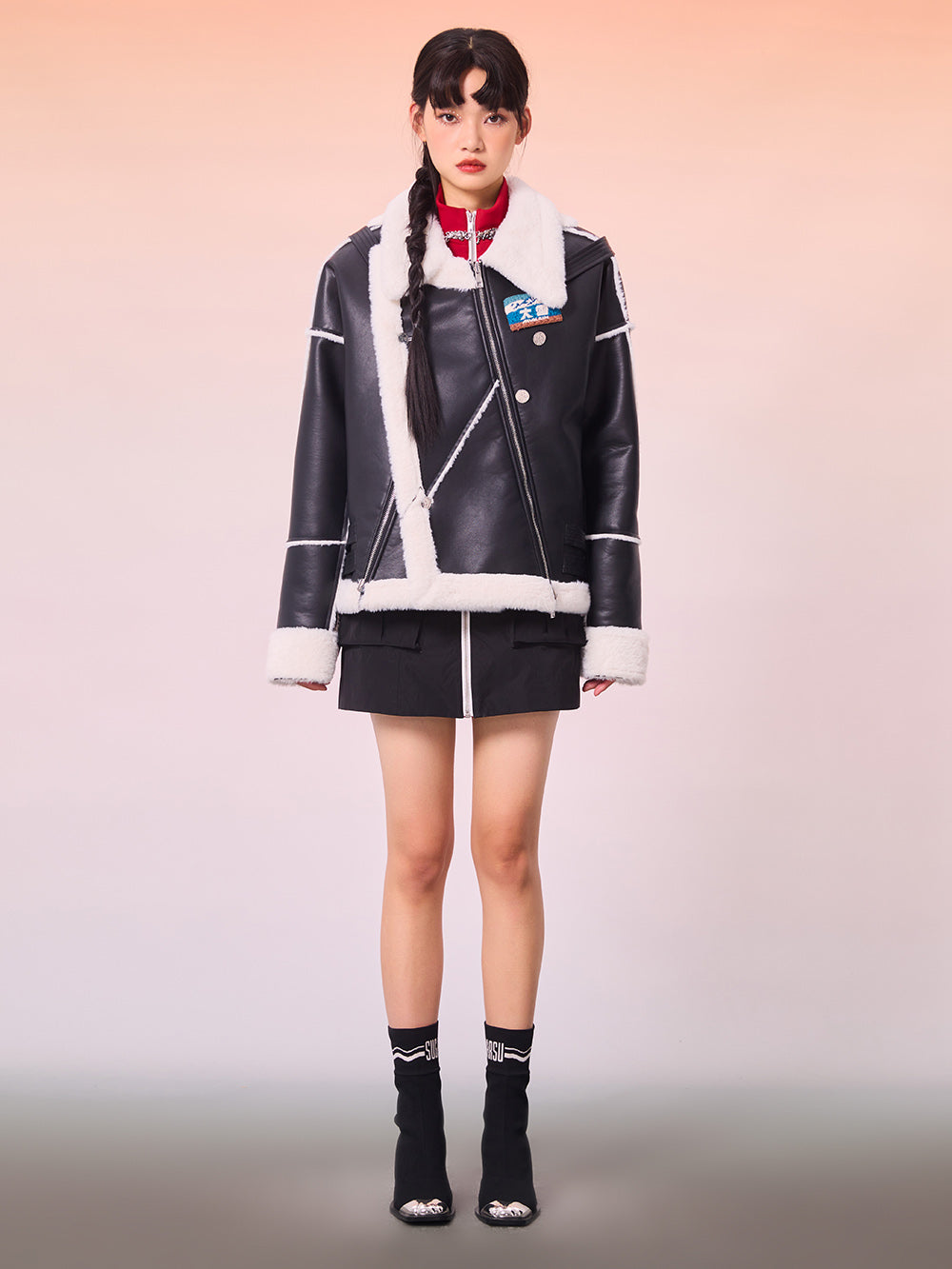 mukzin ショートジャケット MUKZIN Chinese Style Short Jacket