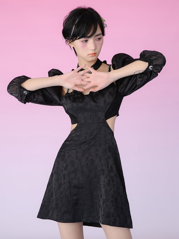 MUKZIN オリジナルファッション目立つ高品質ワンピース-蝶の夢